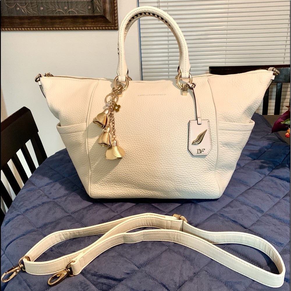 Diane Von Furstenberg Sutra Duffle Leather Bag